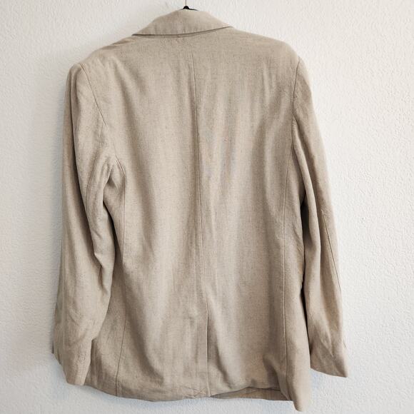 A New Day Women's Size Medium Single Breasted Long Sleeve Blazer Natural Tan NWT - Picture 5 of 5